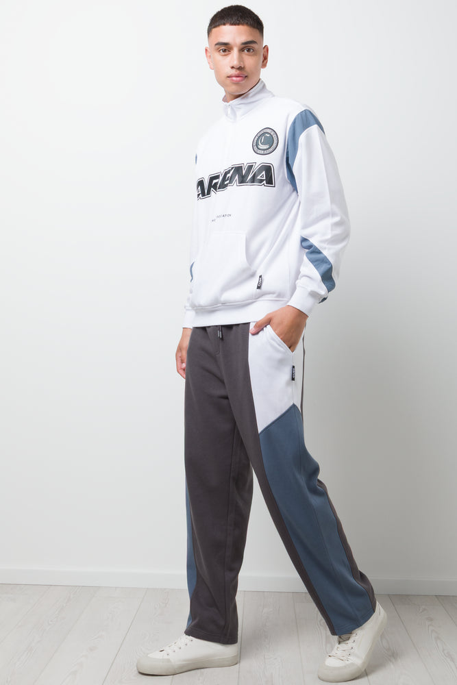Straight Leg Cargo Jogger Trackpants Dark Grey (2)