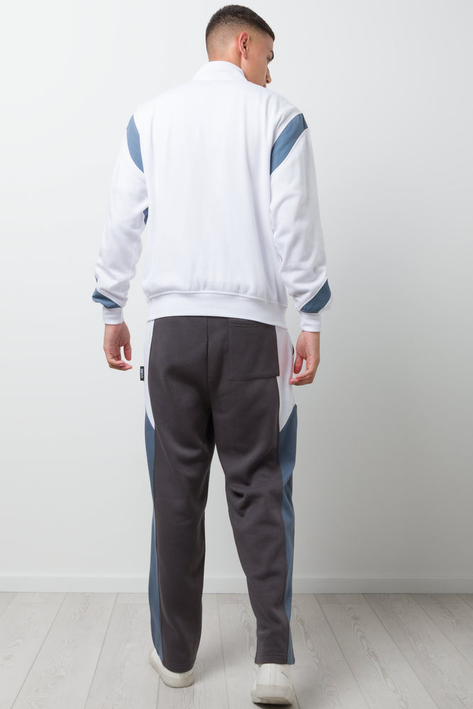 Straight Leg Cargo Jogger Trackpants Dark Grey (3)