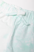 Tie Dye Shorts Set Light Green (2)
