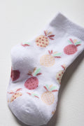 3 Pack Socks Purple, Yellow And Green (3)