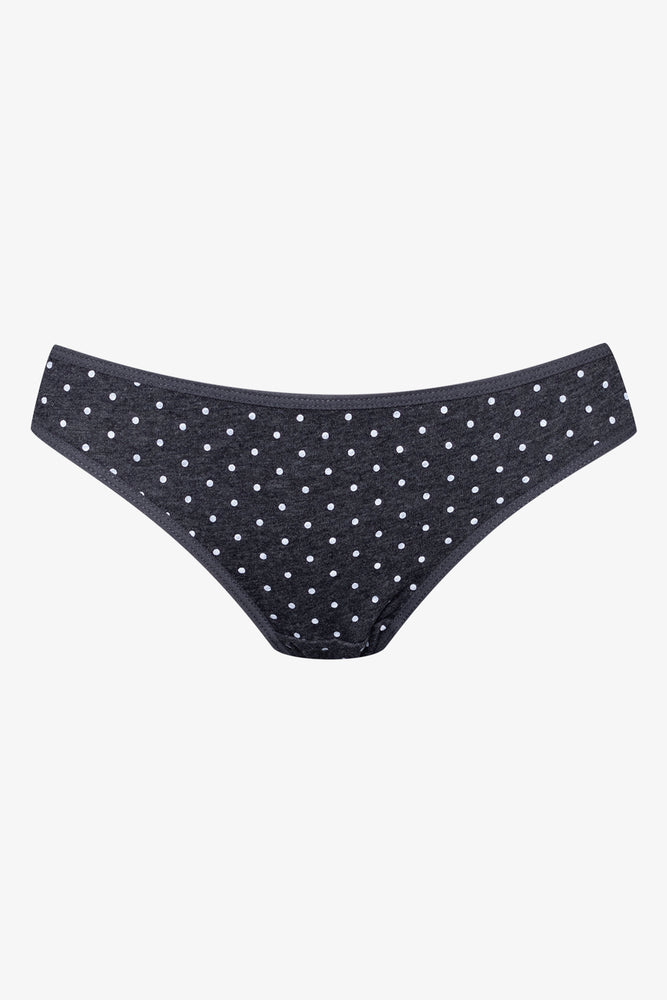 3 Pack Bikini Panties Grey, Pink And Black (2)