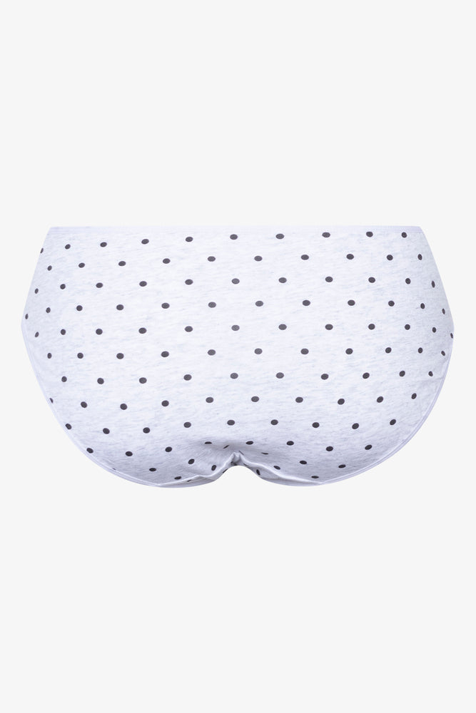 3 Pack Bikini Panties Grey, Pink And Black (3)