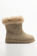 Star Trim Boots Natural