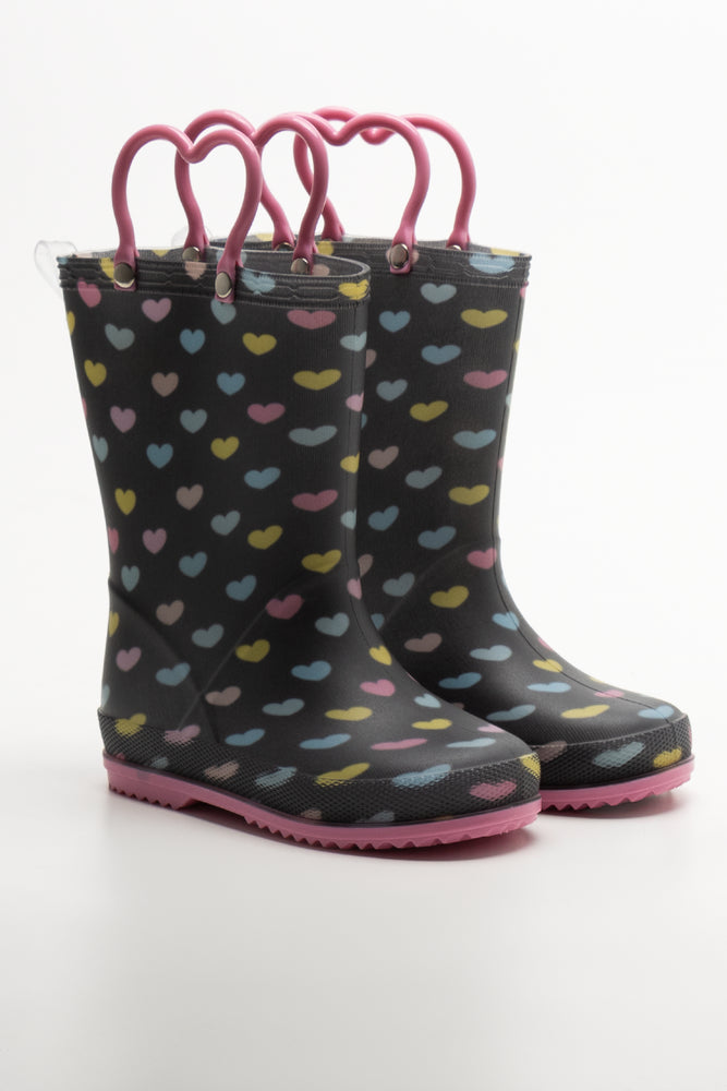 Heart Rainboots Navy