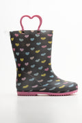 Heart Rainboots Navy (1)