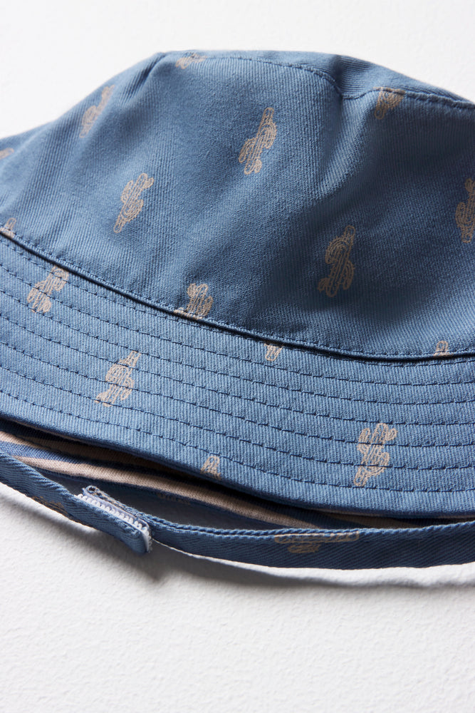 Reversible Bucket Hat Blue