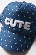 Cute Denim Peak Cap Blue (1)