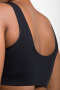Bonded crop top black (4)