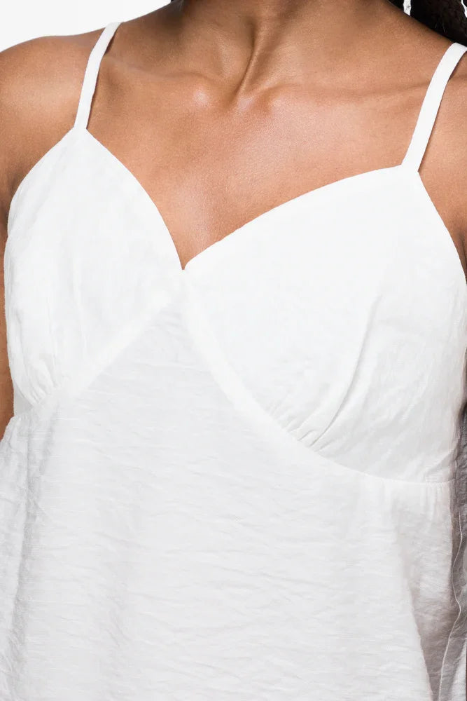 Strappy Cami T-Shirt White (3)