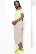 Bardot Top Green (1)