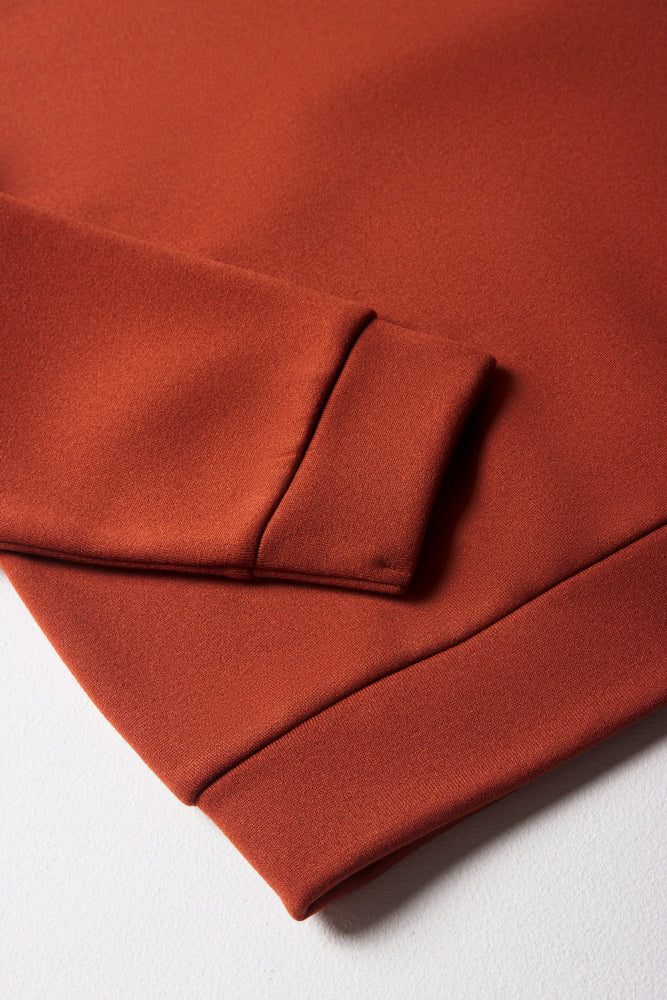 Crew Neck Tracktop Rust (1)