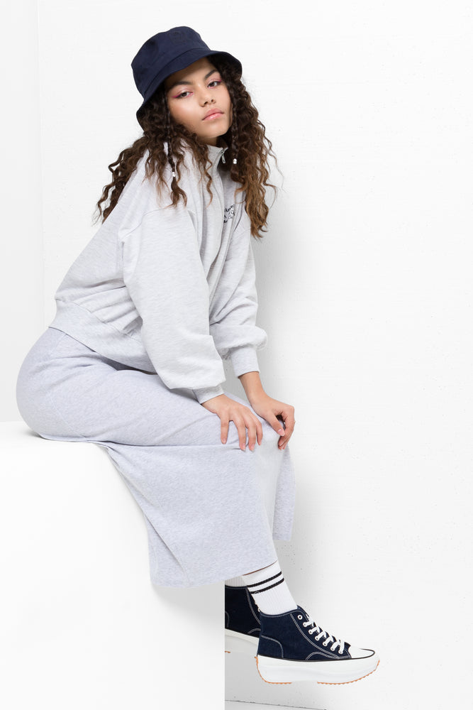 Quarter Zip Tracktop Grey