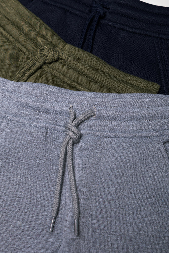 3 Pack Trackpants Navy, Green And Grey (1)