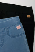 2 Pack Jeggings Black And Blue (1)
