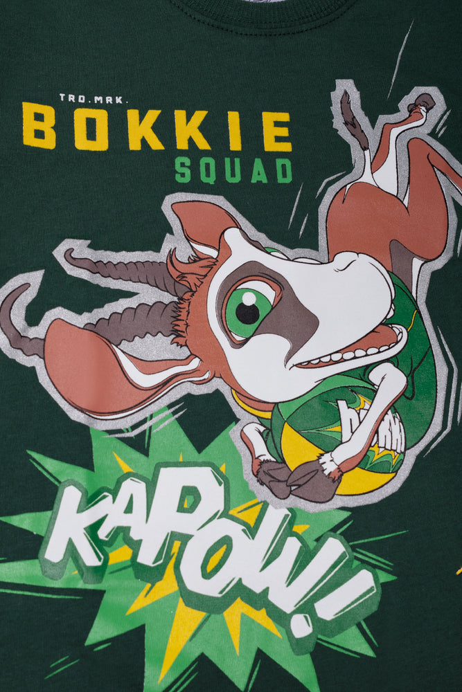 Bokkie Short Sleeve T-Shirt Green (1)