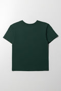Bokkie Short Sleeve T-Shirt Green (2)