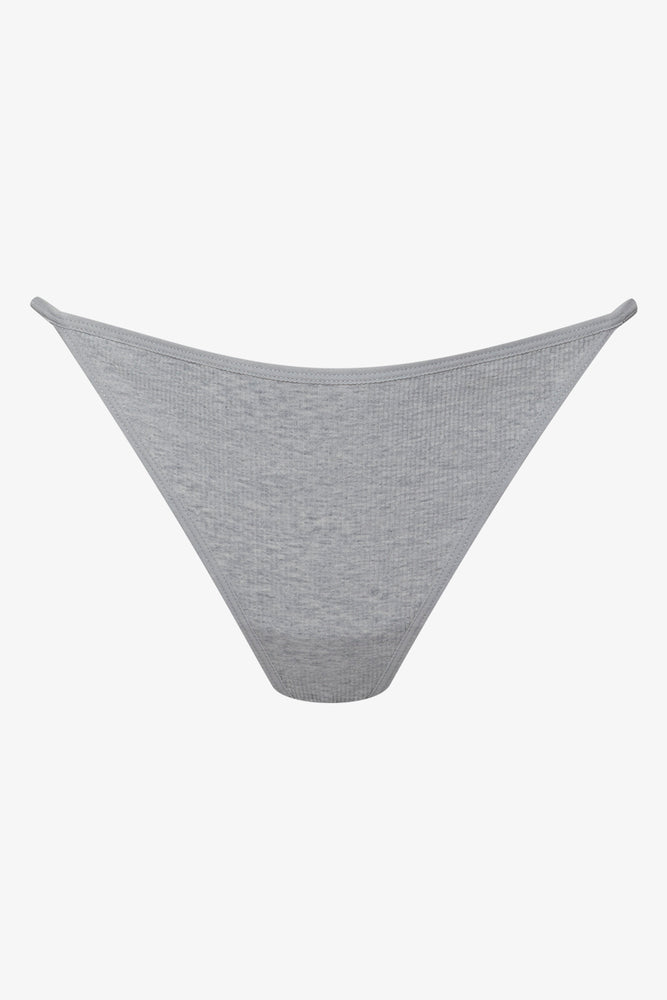 3 Pack Strappy Thongs Black, Grey And White (5)