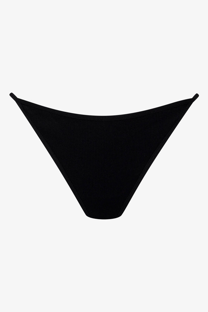 3 Pack Strappy Thongs Black, Grey And White (6)