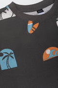 Short Sleeve T-Shirt Charcoal (1)