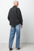 Melton Shirt Black (2)