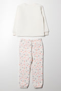 Swan Fleece Pyjama Set Cream (3)