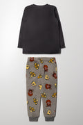 Lion King Long Sleeve Pyjama Set Charcoal (3)