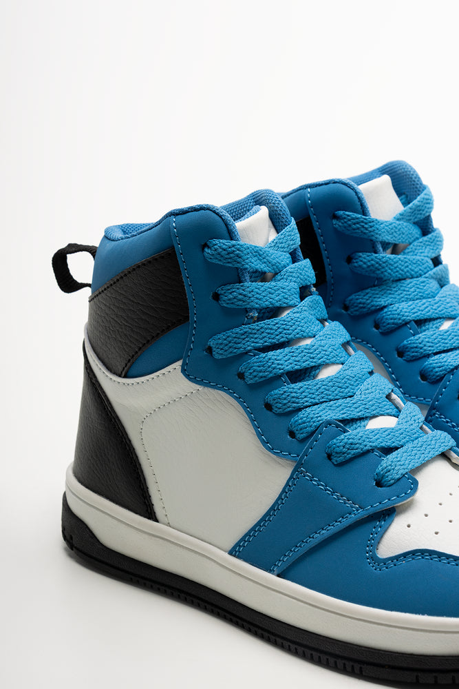 High Top Sneakers Blue (3)