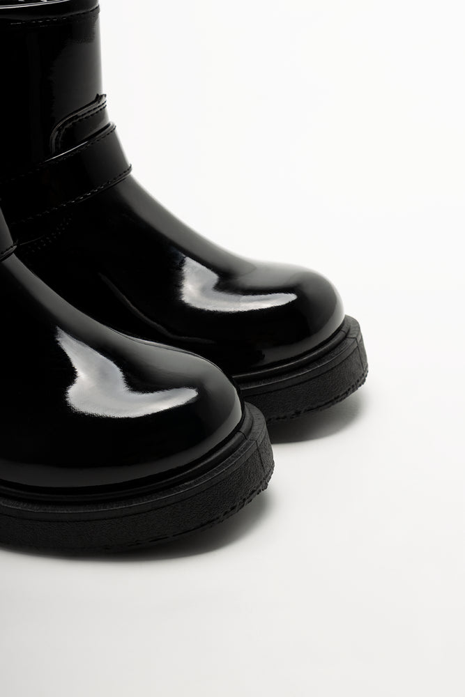 Star Double Strap Boots Black (2)