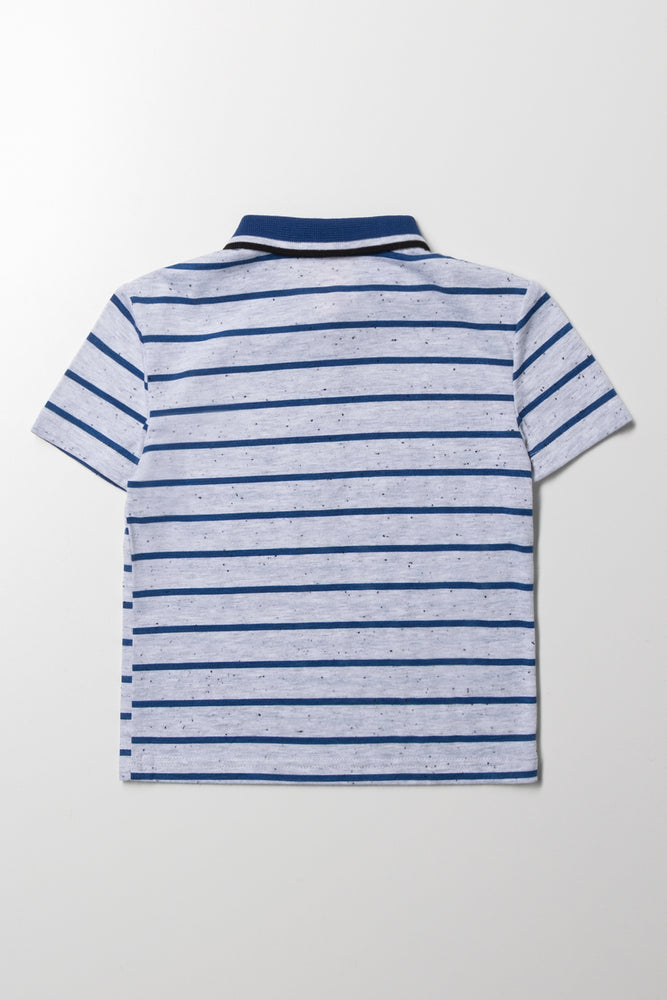 Paw Patrol Speckle Short Sleeve Golfer Grey (3)