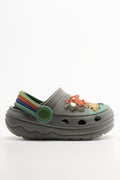 Dino Light Up Clogs Grey (1)