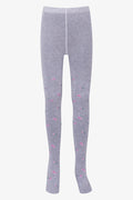 2 Pack Flower Tights Blue And Grey (1)