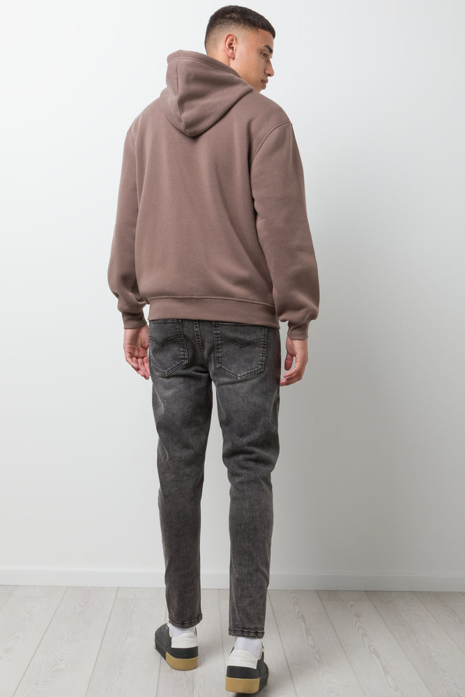 Zip Through Hooded Tracktop Brown (2)