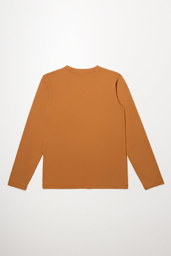 Long Sleeve T-Shirt Brown (2)