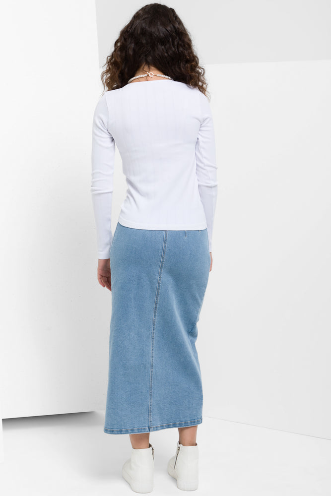 CREW NECK TSHIRT SEAMLESS WHITE (2)