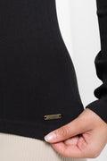 Crew neck Tshirt seamless black (3)
