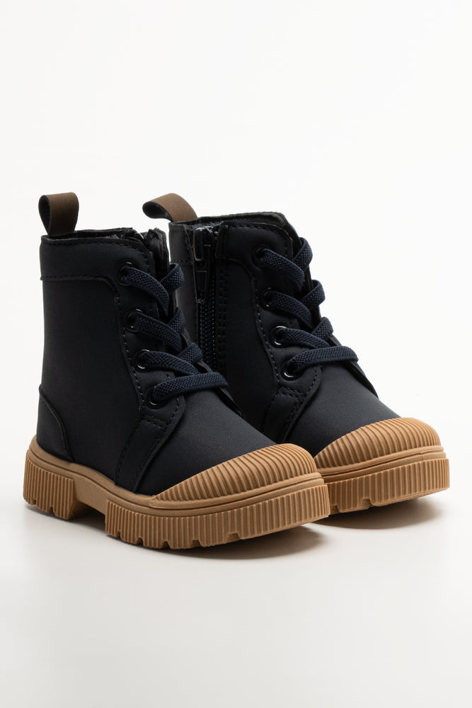 Combat Boots Navy