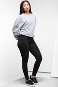 Wide Waist Leggings Black (1)