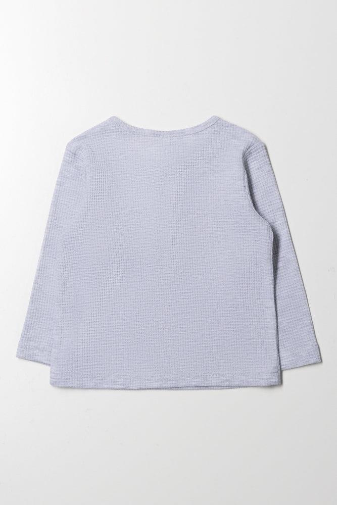 Fox Long Sleeve T-Shirt Grey (2)