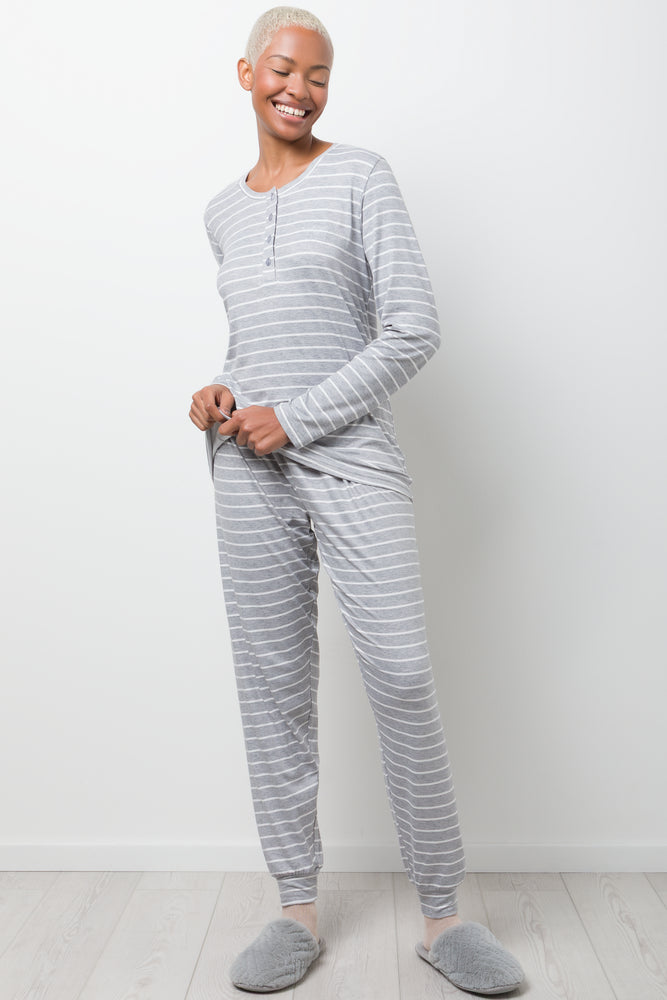 Stripe Pyjamas Grey