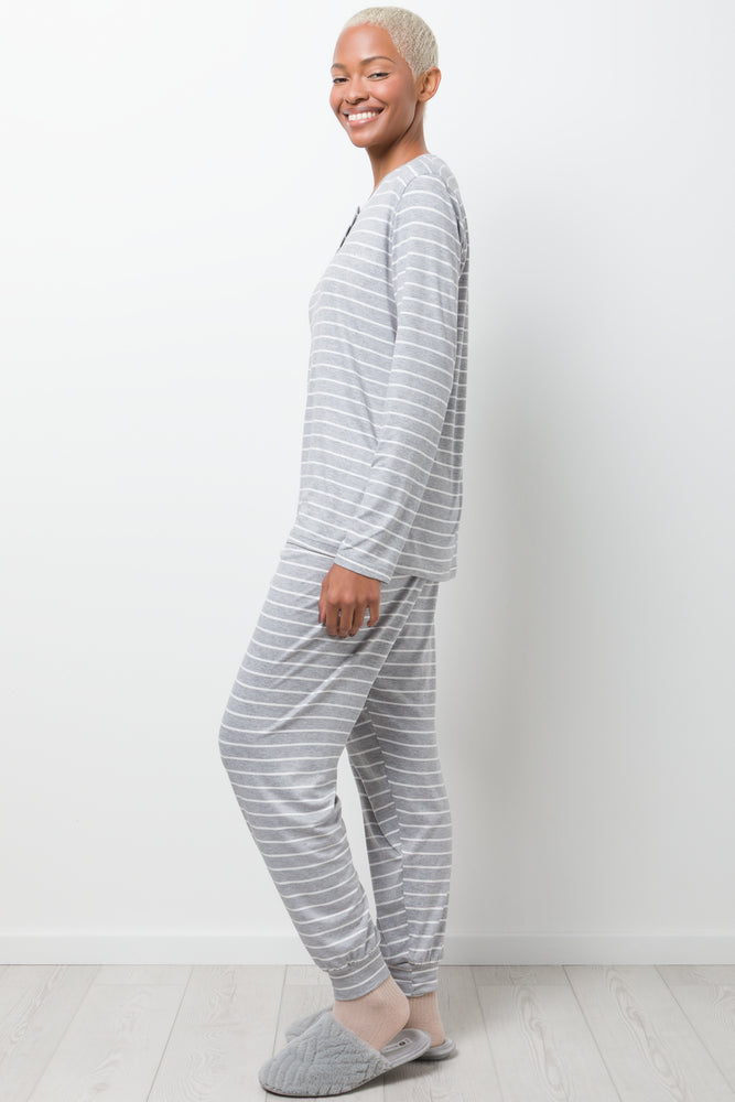 Stripe Pyjamas Grey