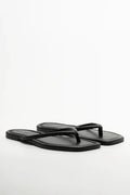 Thong Mule Sandal Black