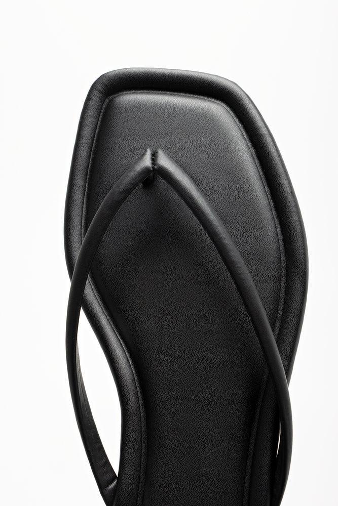 Thong Mule Sandal Black (4)