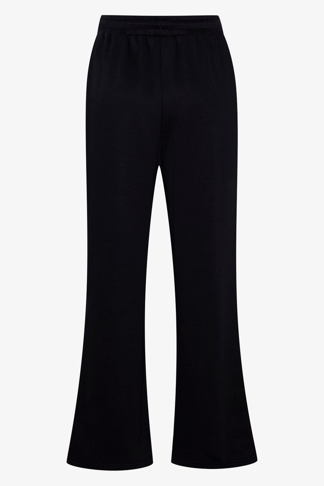 Wide Leg Trackpants Black