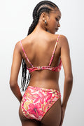 Tropical Print Bikini Top Multi (3)