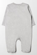 Embossed Babygrow Grey (2)