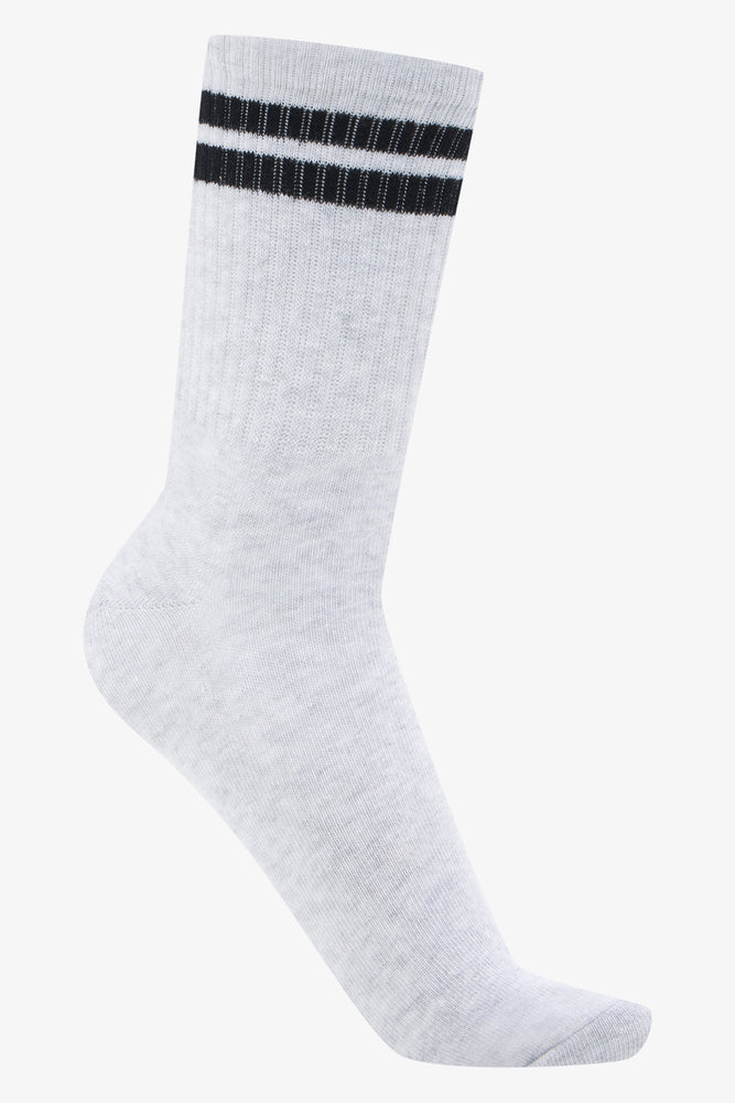 3 Pack Socks Grey, White And Black (2)