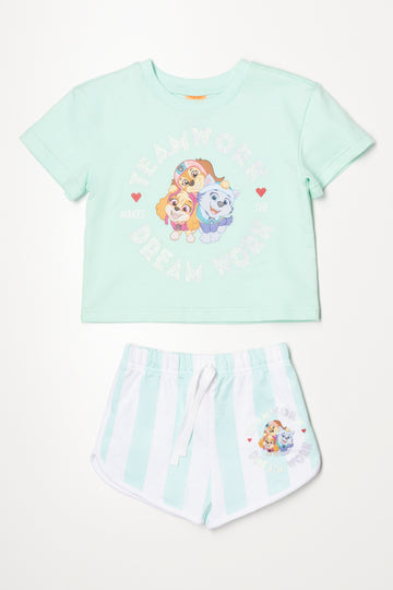 Paw Patrol Shorts Set Green