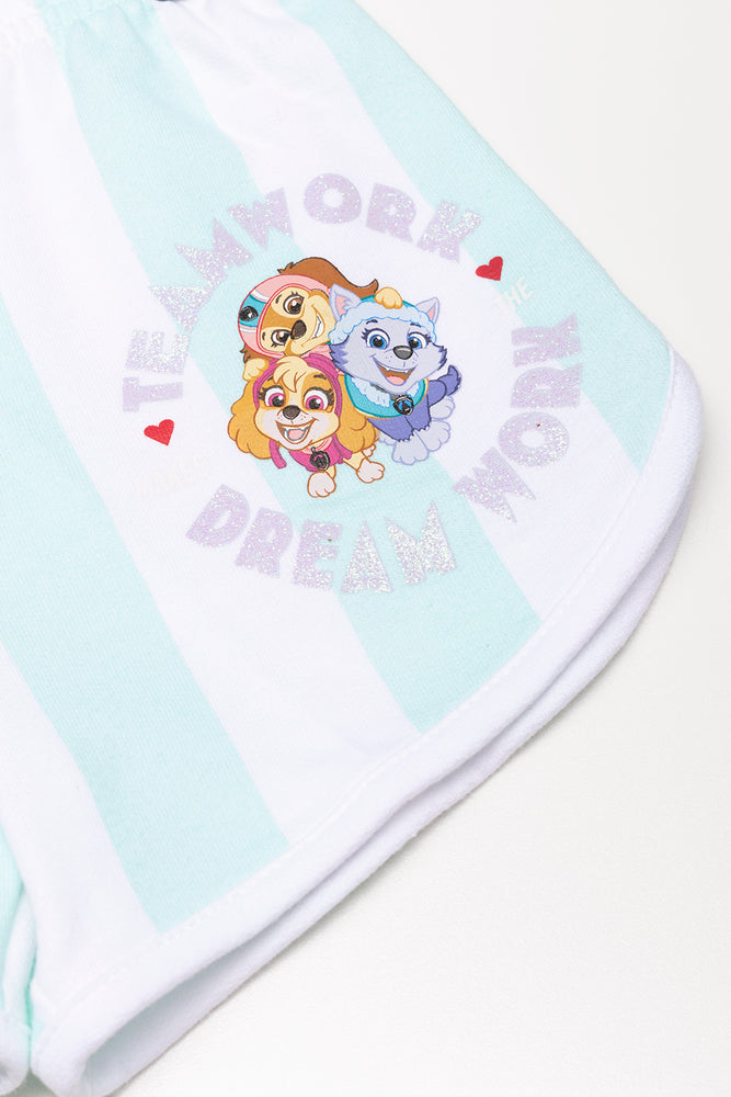 Paw Patrol Shorts Set Green (1)
