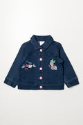 Minnie Mouse Embroidered Denim Jacket Blue