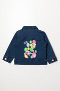 Minnie Mouse Embroidered Denim Jacket Blue (4)